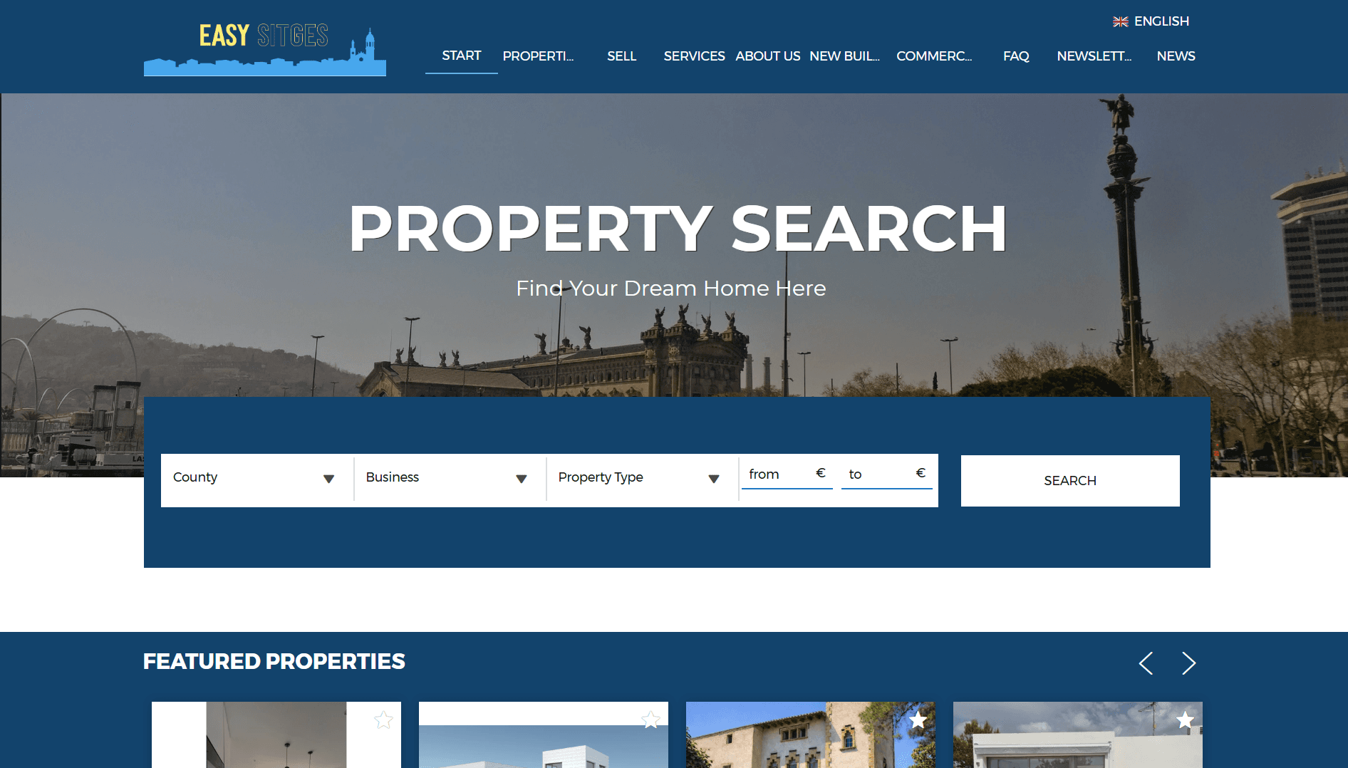 Easy Sitges — homepage